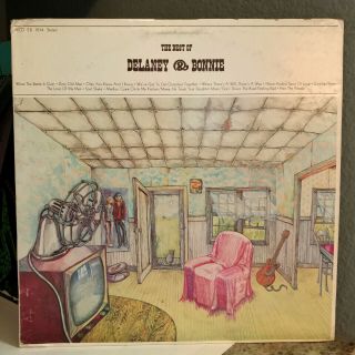 Delaney & Bonnie - The Best Of (atco Sd7014) - 12 " Vinyl Record Lp - Vg,