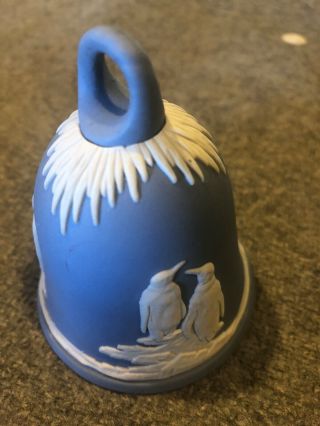 Wedgwood Jasperware Penguin Bell Ornament 1979