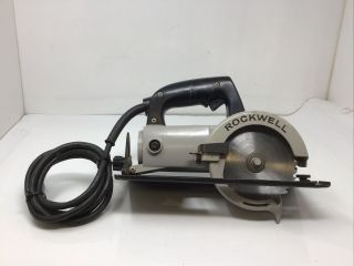Vintage Rockwell Porter Cable Model 314 Type 1 Trim Saw 4 - 1/2” Circular Saw