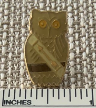 Vintage Mikanakawa Lodge 101 Order Of The Arrow Flap Brotherhood Pin Oa Hat Owl