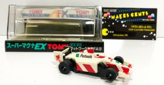 Vintage Tomy AFX G,  10 Footworks Slot Car F1 Indy w/ Case (EX - 013) 2
