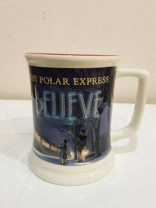 Warner Brothers The Polar Express " Believe " 14oz Coffee Mug Cup