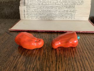 Vintage Mini Red Chili Pepper Salt And Pepper Shakers