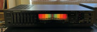 Vintage Kenwood Ge - 74 - 7 Band Stereo Equalizer With Reverberation Amp -