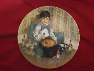 8.  5 " Reco 1982 " Little Jack Horner " By John Mcclelland Mother Goose Series Plate