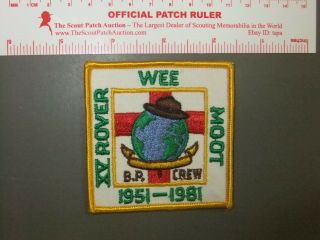 Boy Scout Explorer Rover Wee Moot 1981 6046ee