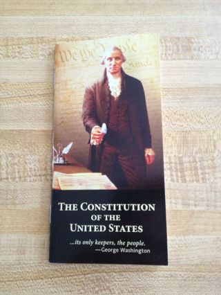 12 United States Pocket Constitution & Declaration Of Independence Ron Paul