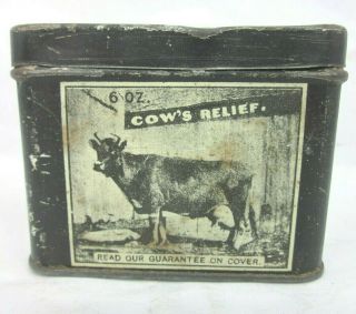 Vintage Veterinary Medicine Oh Our Husbands Cow 