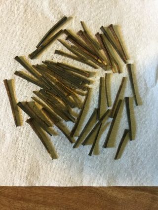 Old Asst.  Square Nails 46 Real 1850’s Vintage Rusty Patina