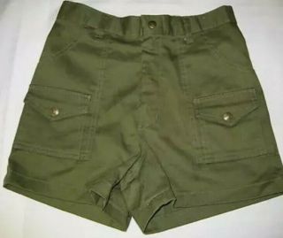 Boy Scout Shorts With Cargo Pockets,  Waist 27,  Great For Camping