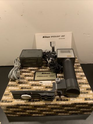 Nikon Speedlight Sb - 1 (vintage) W/boxes & Manuals