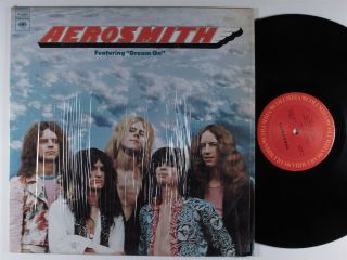 Aerosmith Self Titled Columbia Pc - 32005 Lp Vg,  Shrink