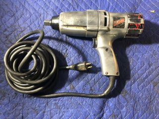 Vintage Milwaukee Heavy Duty 1/2 " Drive Impact Wrench Drill Tool