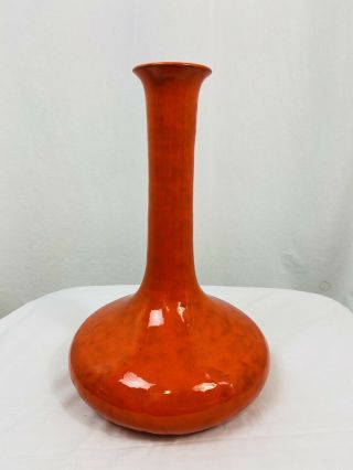 Vintage Rosenthal Netter,  Mid Century Vase,  Italy,  Orange