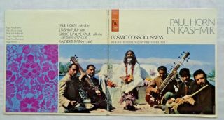 Paul Horn In Kashmir Cosmic Consciousness 1968 World Pacific First 1 - A Press Vg