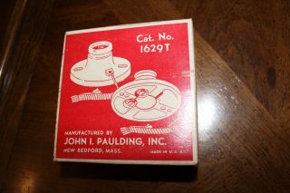 Vintage Paulding Porcelain Pull Chain Light Fixture Receptacle 1629t Nos