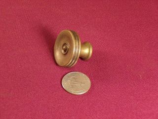 Antique Solid Brass Drawer Or Cabinet Pull Knob Hardware