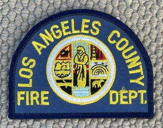 Los Angeles County Fire Dept.  Sample Proto Type Reflective Patch 3”