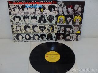 Rolling Stones Some Girls Lp Coc 39108 Die - Cut Cover Lucille Ball,  Marilyn Monroe