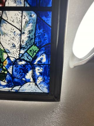 Vintage Stained Glass Marc Chagall America Window Art Institute Chicago 1977 2 3