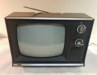 12” Vintage Sears Solid State Television 562 - 50172500 Crtv Retro Monitor