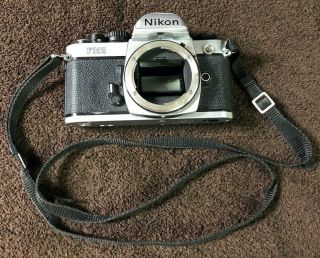 Vintage Nikon Fm2 35mm Slr Film Camera Body Only