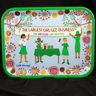 Large Girl Scout Cookie Tray Little Brownie Bakers 100 Years