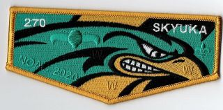 Boy Scout Oa 270 Skyuka Lodge Coastal Carolina University 2020 Noac Flap