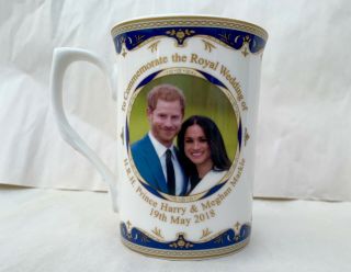 Royal Heritage Prince Harry And Meghan Markle Royal Wedding Commemorative Mug