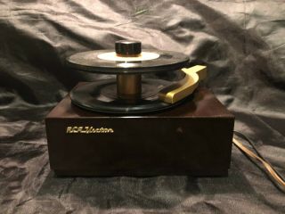 Vintage 1949 Rca Victor 45 Rpm Record Player Bakelite Phonograph Player -