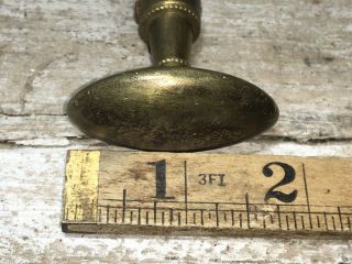 Antique French Brass Door Handle - Knob Solid And Sturdy