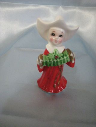 Lefton Christmas Figurine - A Nun With Accordion - 4 " High