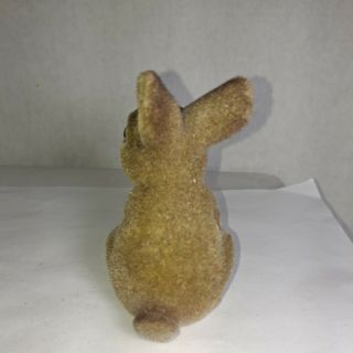 Vintage Josef Originals Furry Flocked Fuzzy Easter Bunny Rabbit Japan MCM 3
