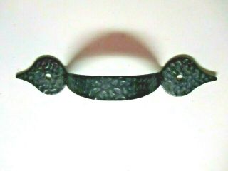 Amerock Colonial Black Hammered 1960 Drawer Pull Handle 3 - 1/4 " Centers 1 Vintage