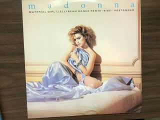 Rare Madonna - " Material Girl " U.  K 12 " Maxi Single Vinyl Near