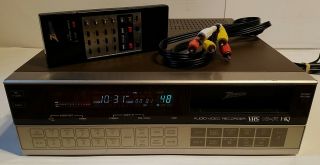 Zenith Vr2300 Vhs Recorder 6 Head Model Vintage Audio/video Recorder/remote