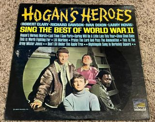 Hogan’s Heroes Lp - Sing The Best Of World War Ii,  Vg,  /vg
