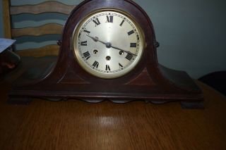Vintage Large Impressive Gustav Becker Westminster/whittington Chimes Clock,