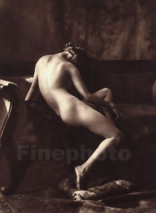 1925 Vintage Print Female Nude Naked Woman Germany Photo Art Decor Franz Grainer