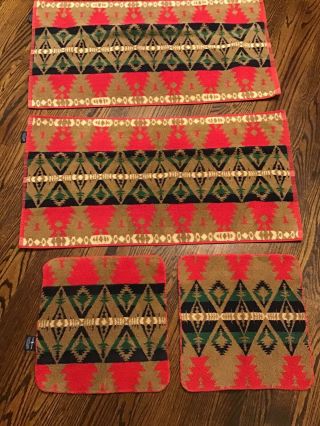 Very Rare - Collectable Vintage Ralph Lauren Aztec Southwest Towel Set