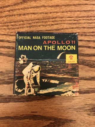 Vintage Columbia 8mm Movie Film Nasa Apollo 11 Man On The Moon