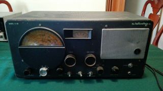 Vintage Hallicrafters Receiver Model S - 40 Radio.