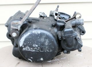 1983 Suzuki Rm125 Engine Lower End Core Vintage Motocross Ahrma Antique Rm 125