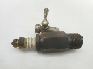 Vintage Early Rare Champion Spark Plug With Primer