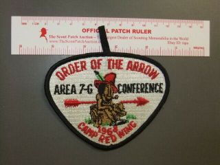 Boy Scout Oa Area 7 - G 1968 Conference Camp Red Wing 3010aa
