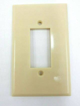 Vintage Beige Leviton Centura Push Button Switch Wall Cover Old Stock