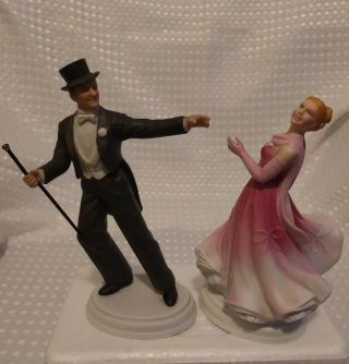 Vintage Avon Figurines Ginger Rogers & Fred Astaire Dance - Images Of Hollywood