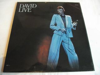 David Bowie David Live 1974 Uk 1st Rca Dbl Lp 1e,  1e,  1e,  1e.