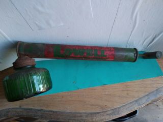 Vintage Bug / Garden Sprayer Duster W/ Glass Jar