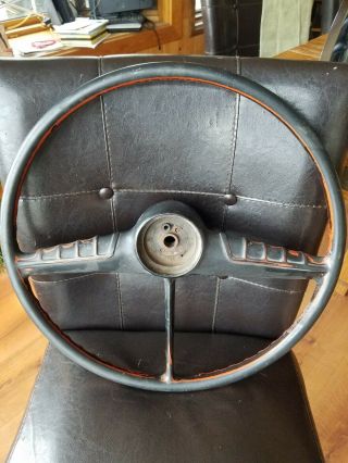 1954 1955 1956 Chevy Chevrolet Truck Steering Wheel Vintage